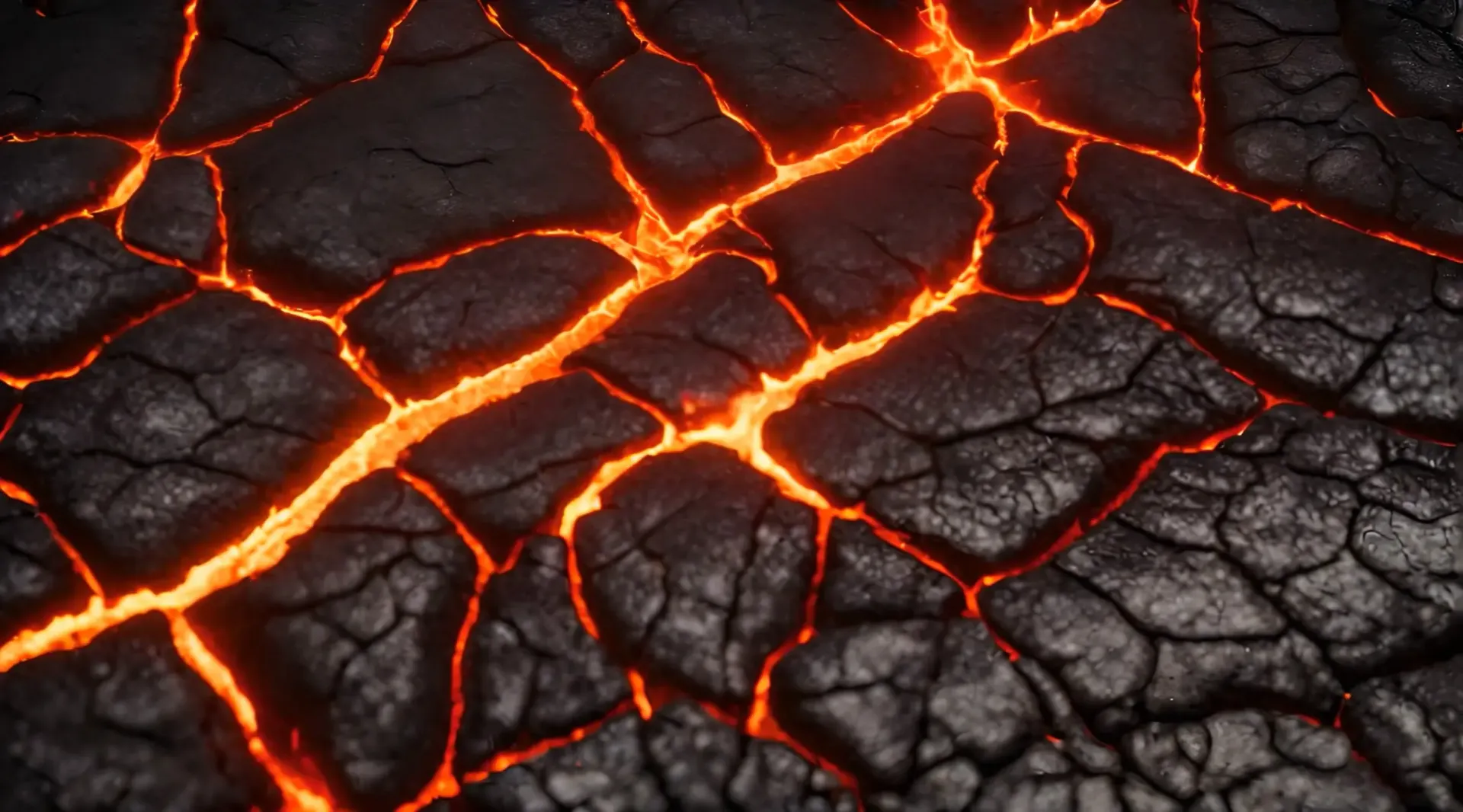 Fiery Earth Textures Molten Lava Backdrop Video